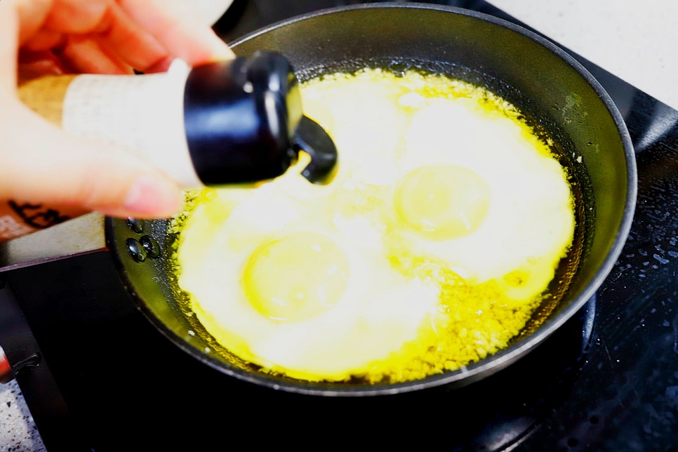 계란 감바스 만들기 편스토랑 한지혜 올리브오일 에그 감바스만드는법