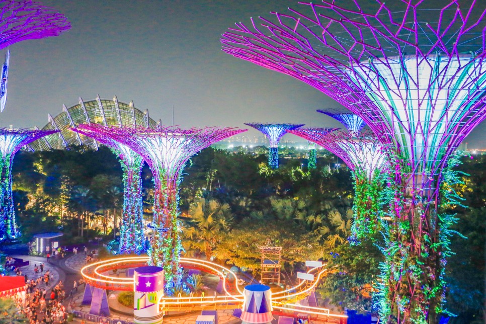 싱가포르 가볼만한곳 클라우드포레스트 플라워돔 슈퍼트리 전망대 야경 가든스바이더베이 입장권