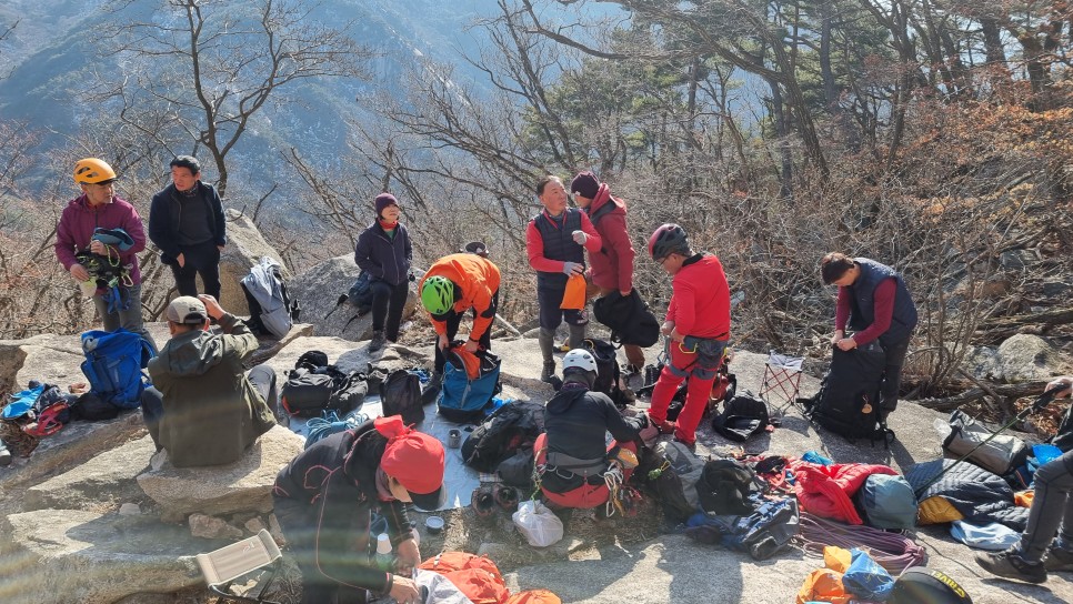 24년 장비릿지 7차 기초교육, 북한산 노적봉 남벽릿지(1~3p) & 경원대길(1~3p) 멀티등반