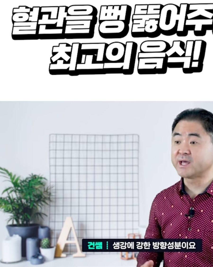 건나물티비  혈관을 뻥 뚫 뚫어주는 최고의 음식 심근경색,뇌경색 예방