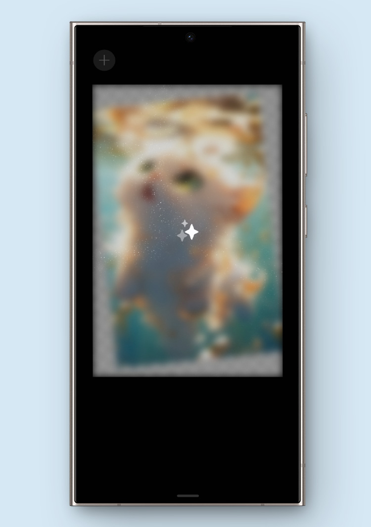 S24 갤러리 앱 AI 편집 기능으로 핸드폰 배경화면 이미지 비율 맞추기