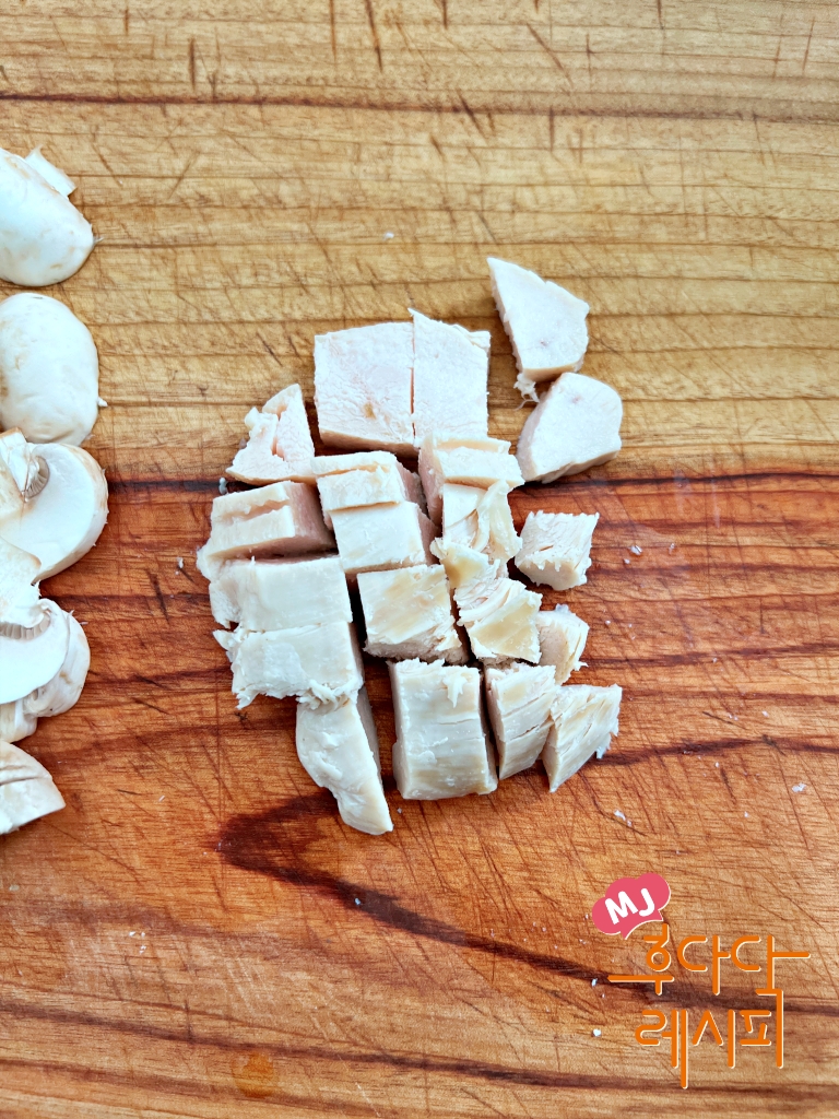 오트밀 먹는법 전자레인지 버섯 크림리조또 만들기 다이어트 요리