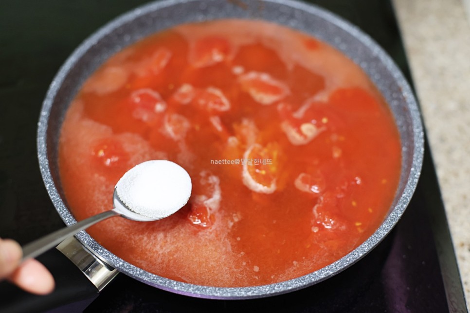 규현 토마토파스타 만들기 홀토마토 원팬파스타 토마토 스파게티