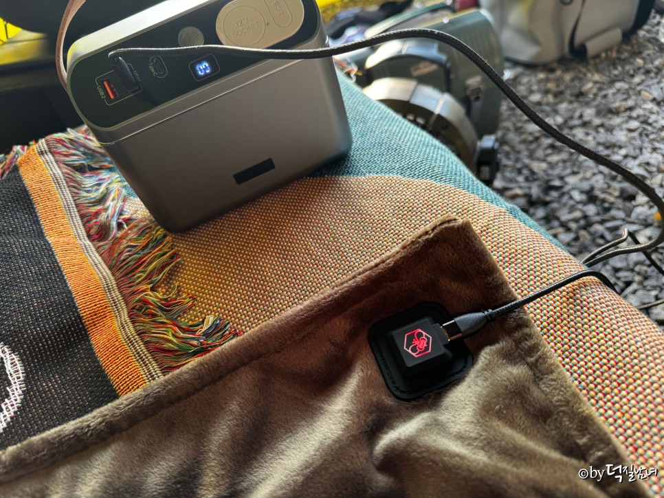 캠핑 1인용 그래핀탄소 전기담요 휴대용 USB 전기장판 Gee