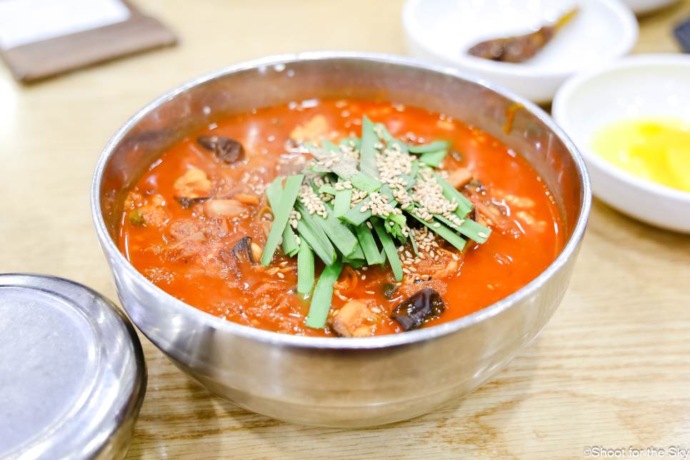 강릉 짬뽕순두부 식도락여행 초당순두부마을 강릉동화가든 아침식사