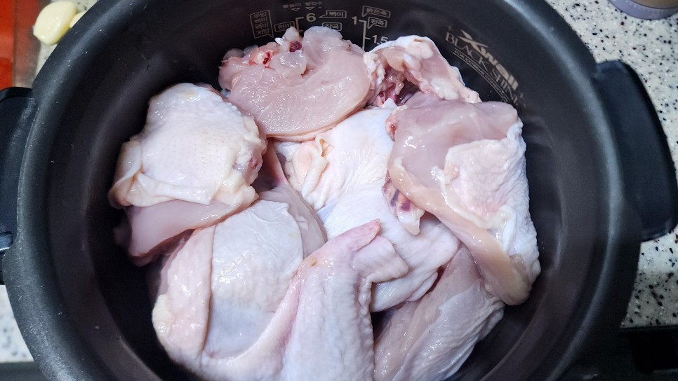 누룽지 닭백숙 레시피 생닭손질법 누룽지백숙 끓이는법 가족모임음식 닭요리