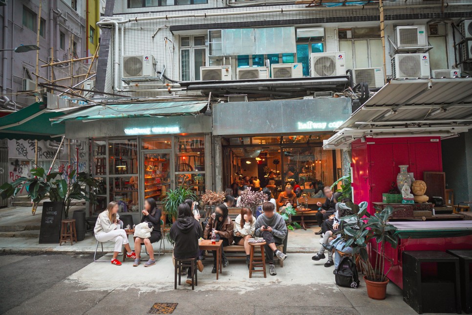 홍콩 카페 추천 하프웨이 커피 줄서는 인스타 핫플레이스