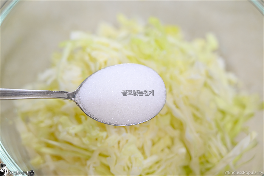다이어트 양배추 요리 추천 양배추초절임 토핑 유부초밥 만들기
