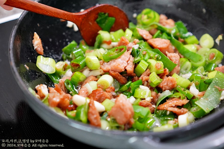 류수영 스팸 순두부찌개 끓이는법 양념 레시피 순두부 요리