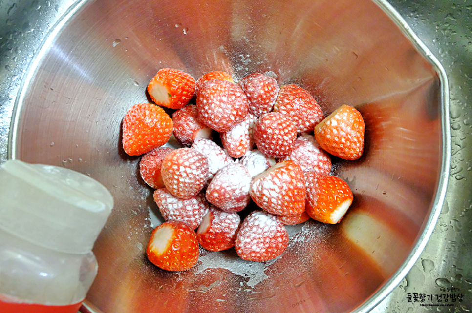 수제 딸기청 만들기 유통기한 딸기라떼 만들기 레시피