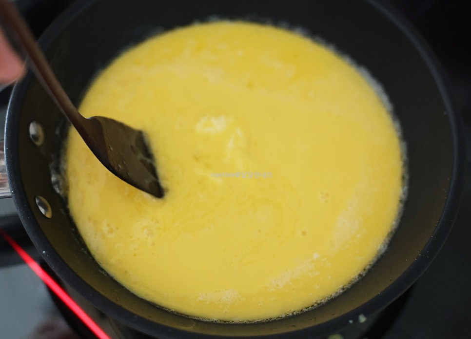 스크램블에그 만들기 계란 스크램블 에그우유 만드는 법
