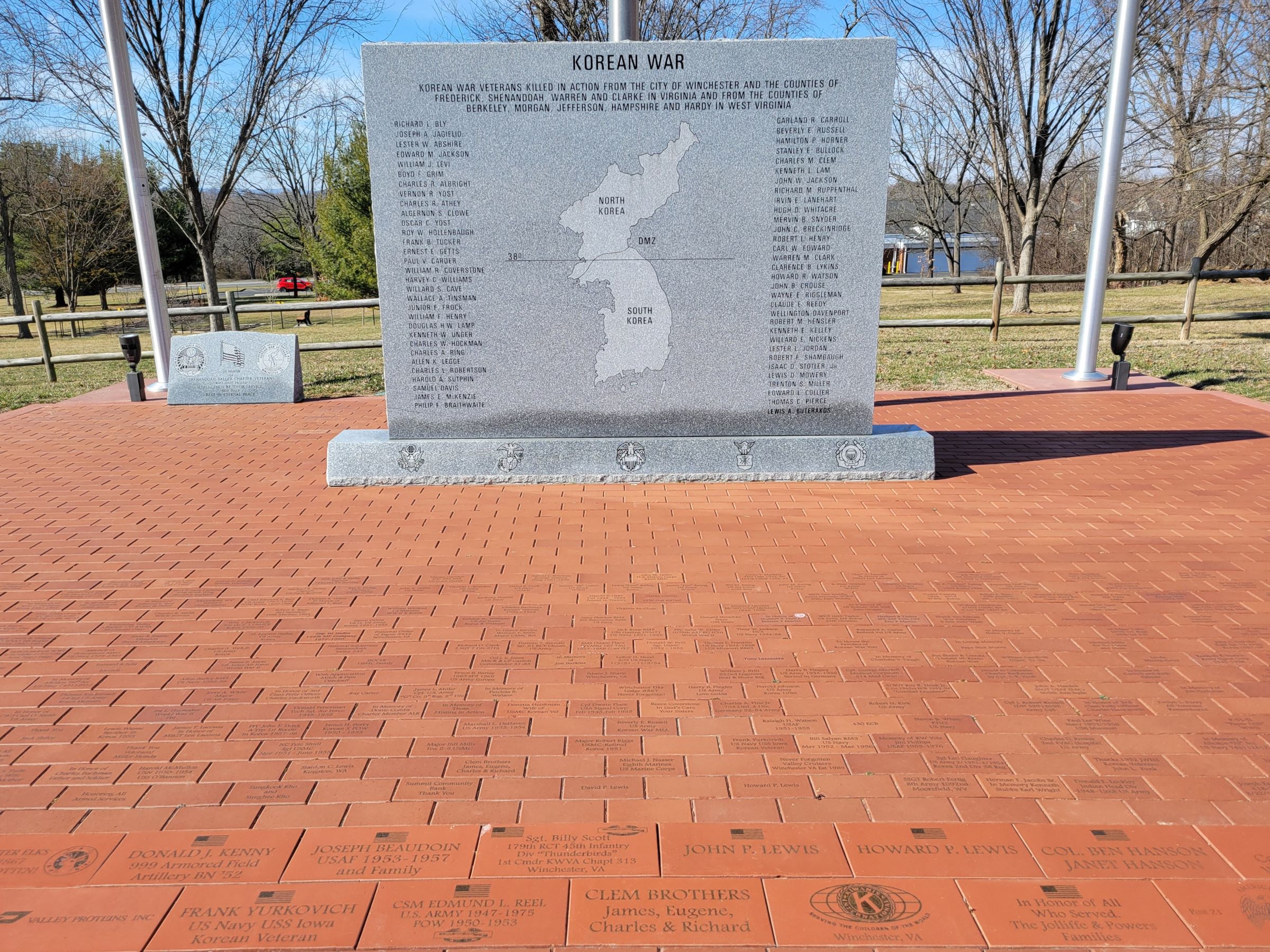 버지니아 쉐난도어밸리 윈체스터(Winchester)의 남북전쟁 공원과 국립 묘지, 그리고 한국전쟁 기념물