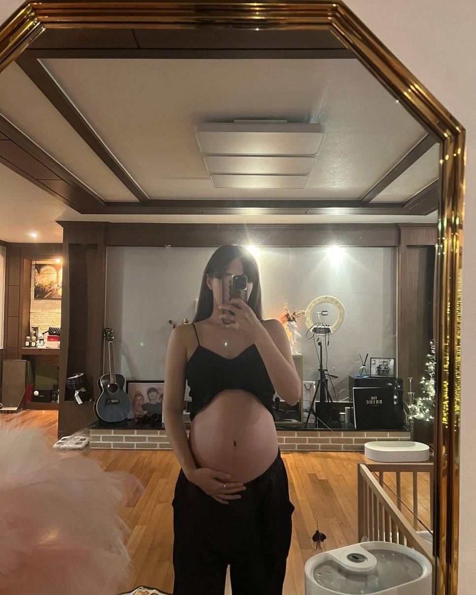 임산부 만삭 증상 임신 32주~39주 체중 및 배크기 비교 !