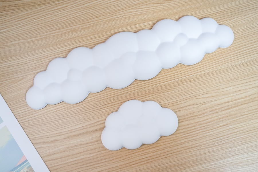 키보드 손목받침대 팜레스트 비컴피 구름 디자인 마우스 쿠션