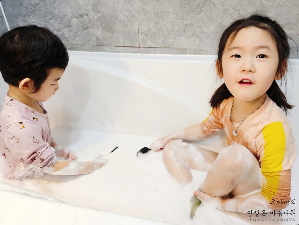 유아버블클렌저, 짐플리키즈 유아버블건 & 슬라임 놀이 장난감으로 즐거운 아기거품목욕 :D