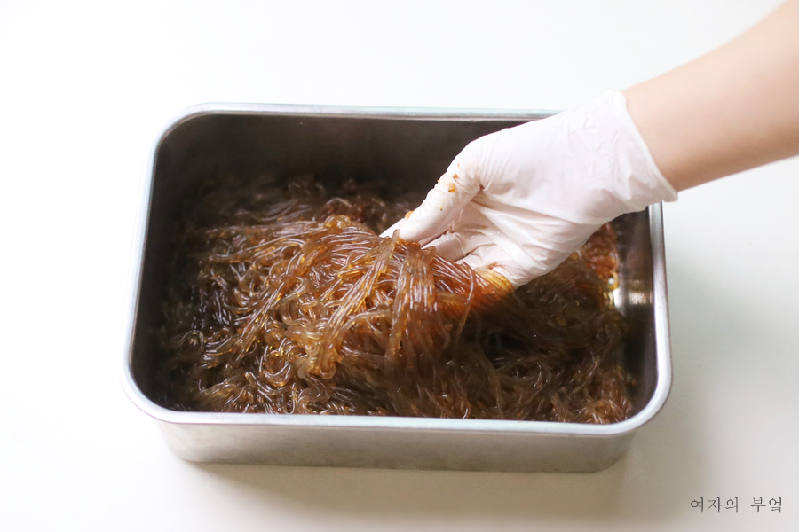어묵 잡채 황금레시피 재료 간단 잡채 만드는법 맛있는 잡채 만들기 레시피