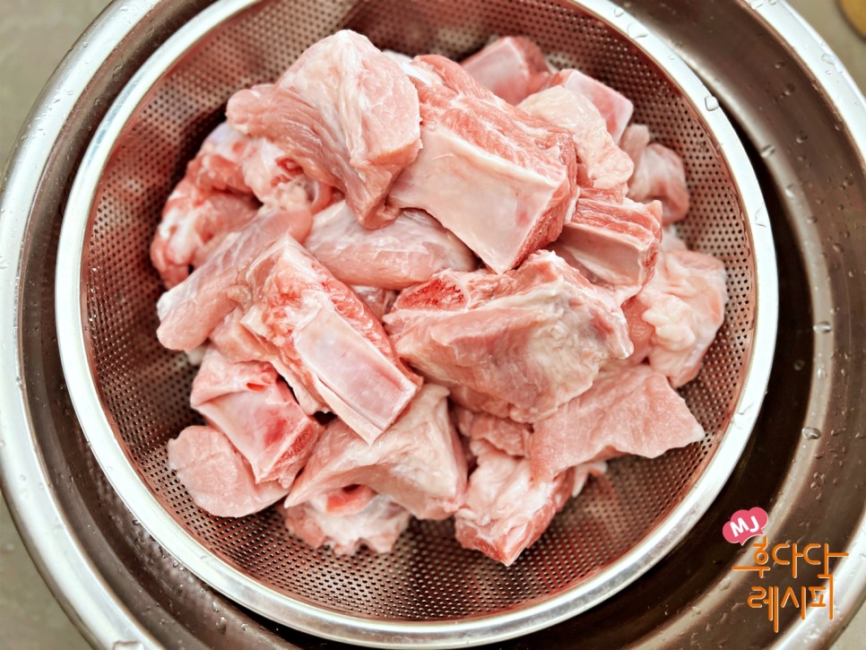 편스토랑 류수영 돼지갈비찜 레시피 어남선생 간장 등갈비찜 만들기