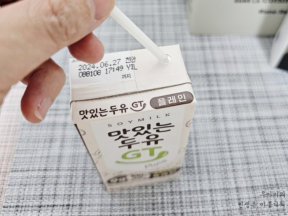 고단백두유 추천, 간편하고 맛있는 맛있는두유GT 플레인