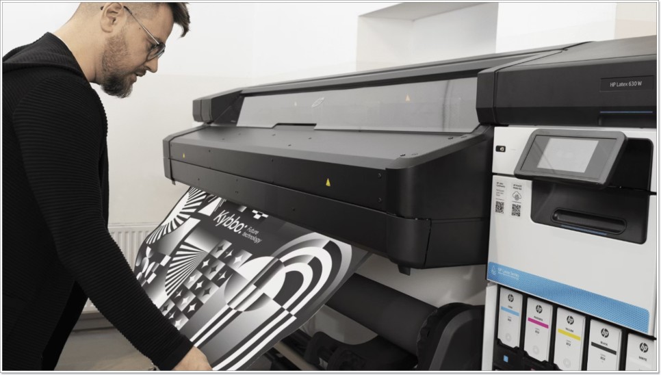 대량 실사 출력 가능한 전문 인쇄 업체용 HP 프린터, 라텍스 630W 소개