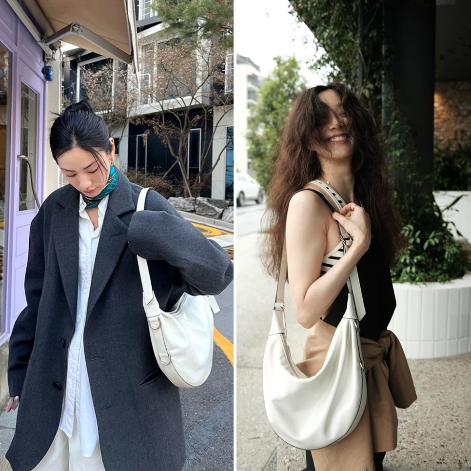 정려원 나나 가방! 인스타그램 사복 패션 속 여성 봄 가방 브랜드는 조이그라이슨 준 호보백