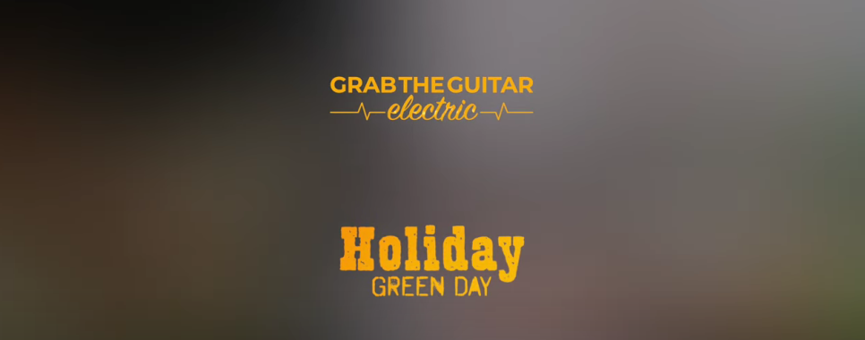 Green Day(그린데이) - Holiday, 아마겟돈의 불꽃과 같은 일렉기타 연주 [기타/코드/타브/악보/독학/레슨]