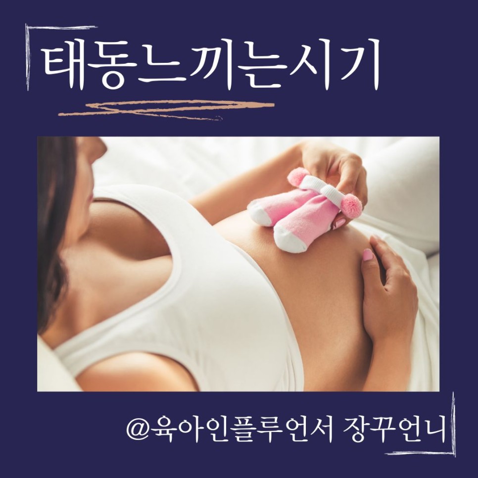 태동느끼는 시기 태아딸꾹질 경험 후기