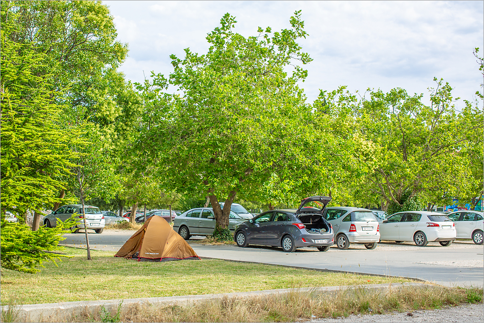 크로아티아 여행, 자다르 바다오르간 일몰 텐트 숙박