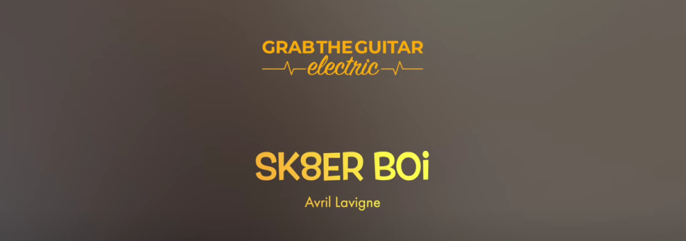 Avril Lavigne - Sk8er Boi 일렉기타 연주 정복하기, 스케이트를 타던 소년에게 [기타/코드/타브/악보/독학/레슨]
