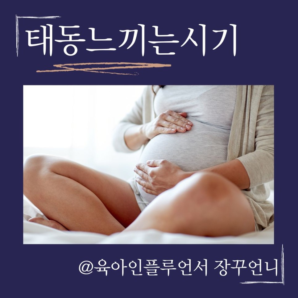 태동느끼는 시기 태아딸꾹질 경험 후기