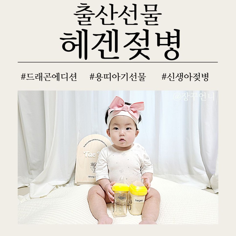 출산선물 신생아젖병 2024 한정판 헤겐 드래곤 에디션 추천