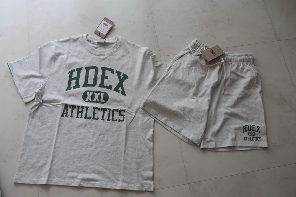 남자반팔티 에이치덱스 HDEX 짐웨어 반바지 티셔츠 셋업 24SS