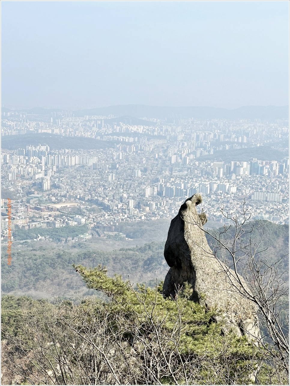 북한산 : 육모정~코끼리~시루떡~영봉~염소~우의동