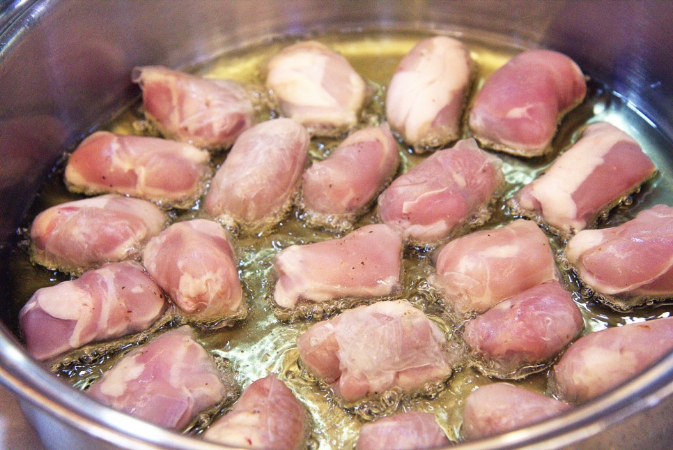 후라이드치킨 만들기 닭강정 양념 만들기 라이스페이퍼 요리