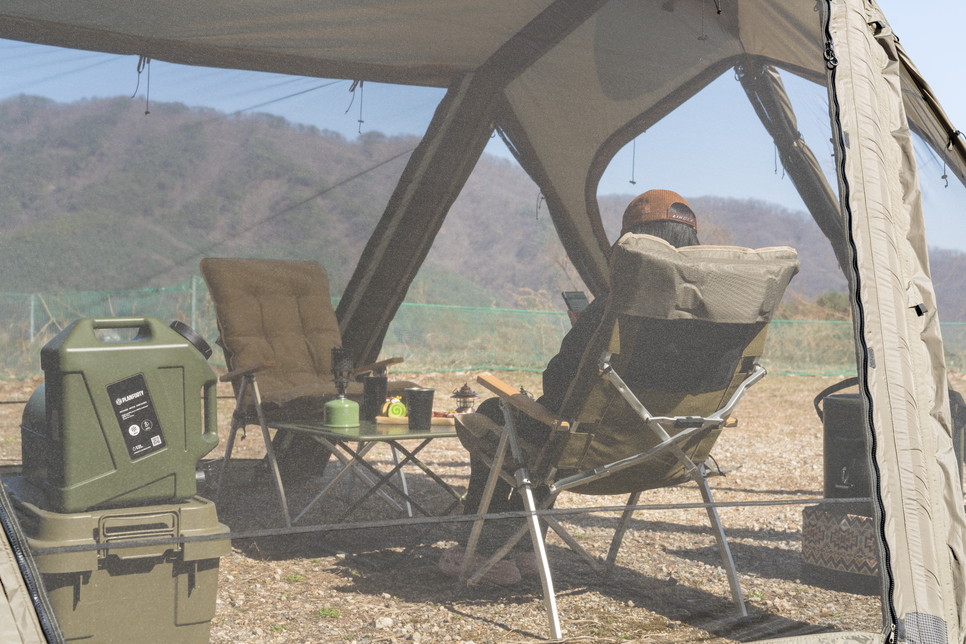 캠핑 텐트 추천 설치 쉬운 거실형 에어텐트 어반사이드 이지캐빈