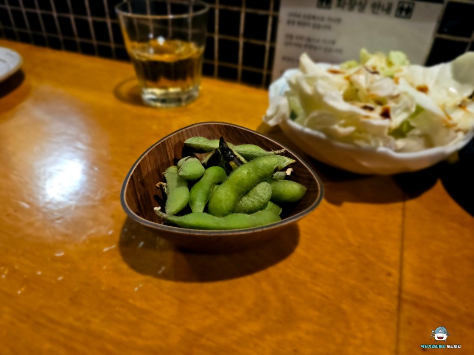 압구정역 술집 로바타탄요에서 일본식 화로구이 로바다야끼 먹으며 시원한 맥주 한잔