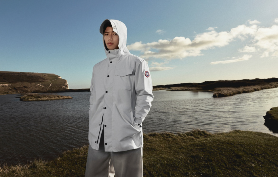남자 워크웨어 코트 간절기 아우터 캐나다구스 재킷 황희찬 화보 패션