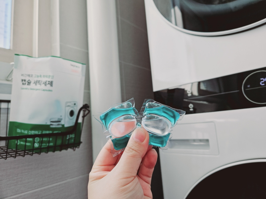 세탁캡슐세제 비긴에코 4in1 올인원 세탁세제 추천