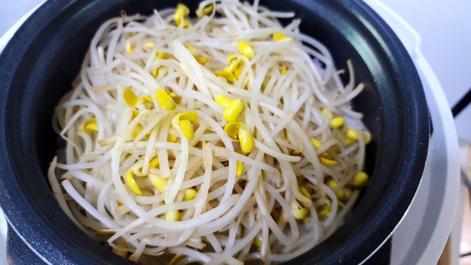 한그릇음식 전기밥솥 콩나물밥 만드는법 달래 간장 콩나물밥 양념장 만들기