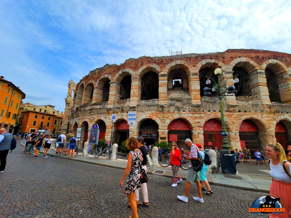 (이탈리아 베로나 / 베로나 아레나) 2천년 전에 만들어진 경기장이 세계적인 오페라 공연장으로. 2026 동계올림픽의 폐막식이 열리는 곳 Arena di Verona