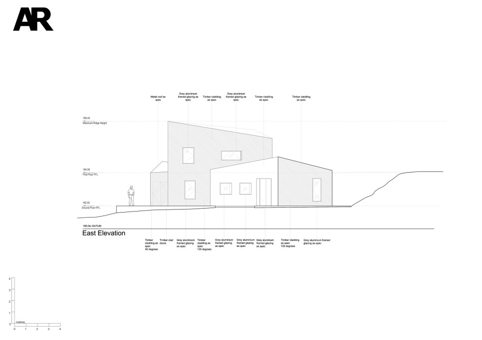 상시/비상시 공간 분리 구조의 고효율 현대식 전원주택, The Woodland House by AR Design Studio