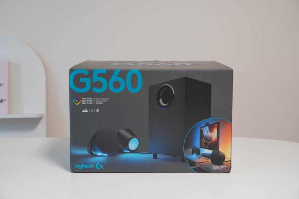 게이밍 스피커 생동감 넘치는 사운드와 LIGHTSYNC가 환상적인 로지텍 G560