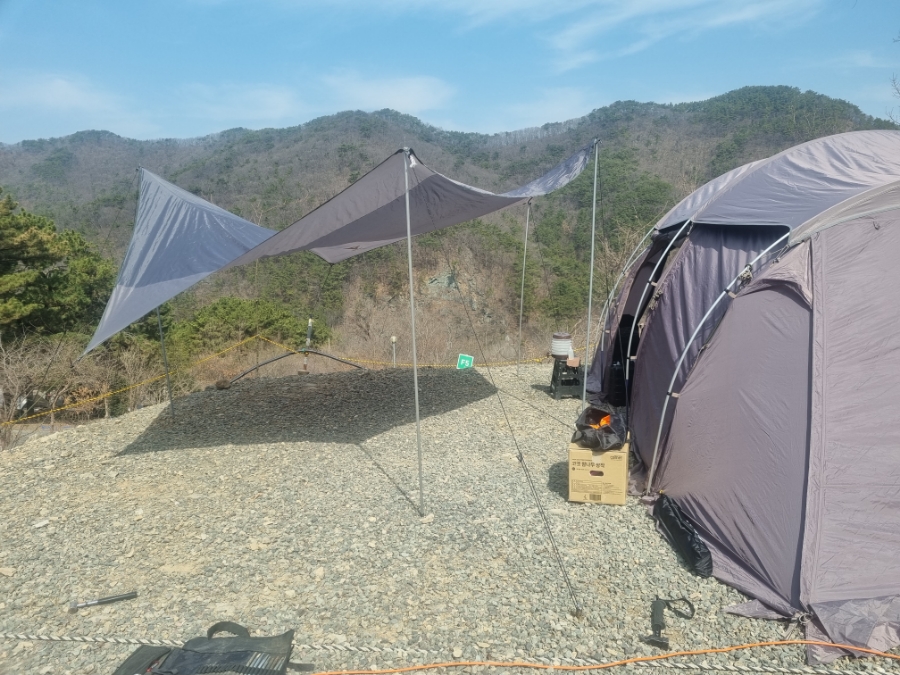 55번째 캠핑) 창원휴양림 오토캠핑장 F5사이트