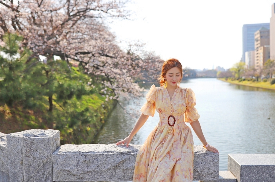 도쿄 벚꽃 실시간..  추워요..  만개는 멀지싶음