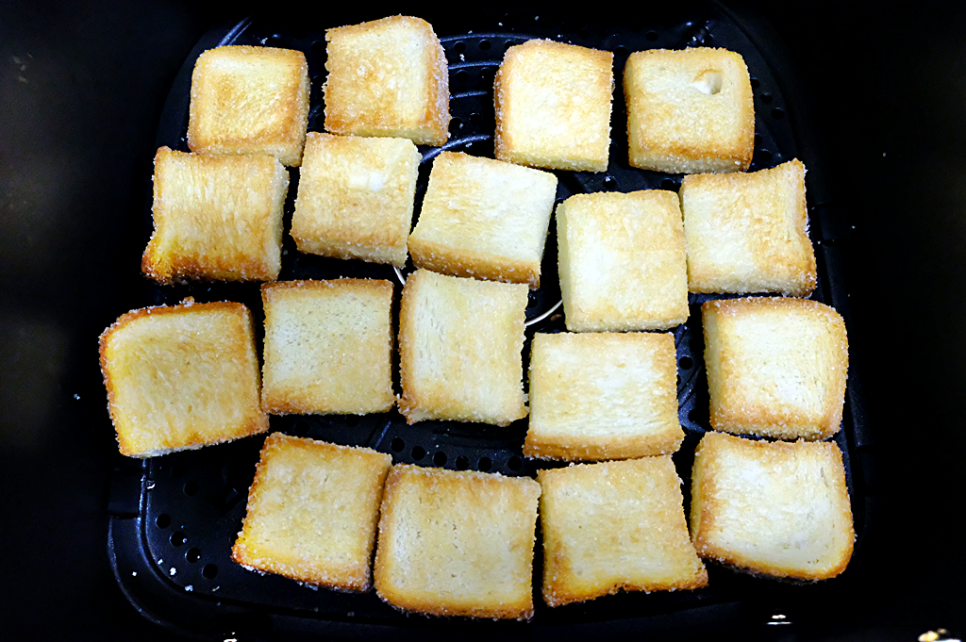 에어프라이어 식빵 러스크 만들기 식빵 요리 아이 간식