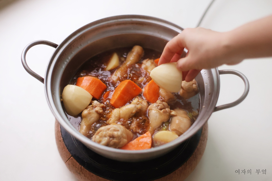 간장 찜닭 레시피 안동찜닭 소스 만들기 간장 닭볶음탕 양념