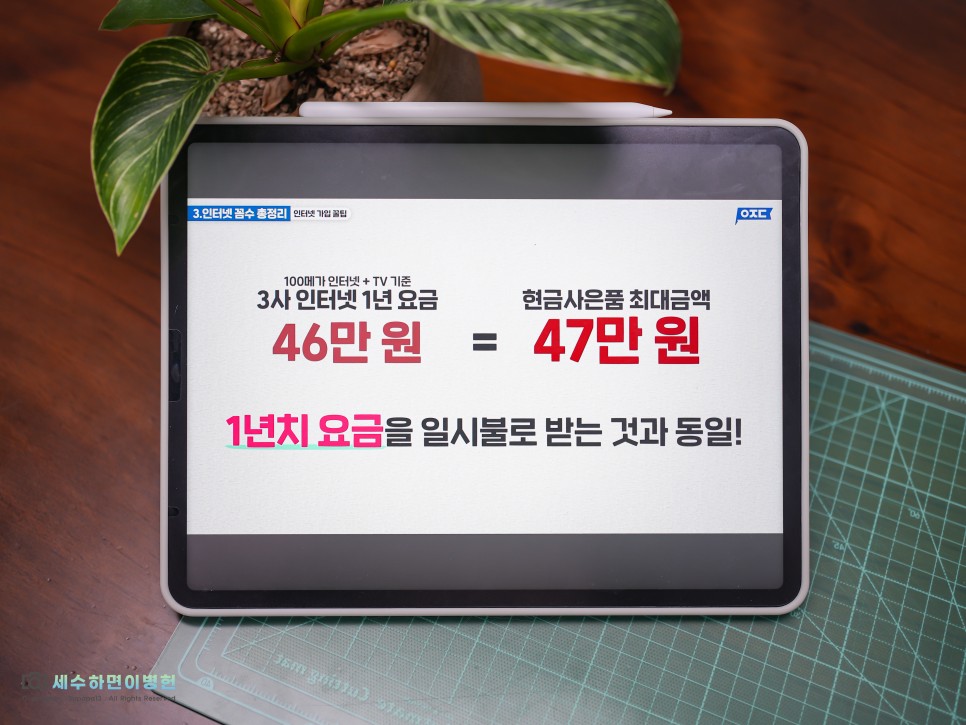 SK LG KT 인터넷가입 사은품많이주는곳 분석, 유플러스 티비 요금제 가격 비교