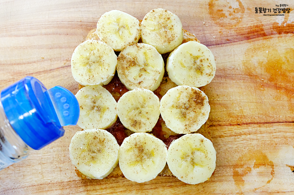 바나나 토스트 만들기 간단 토스트 레시피 바나나 요리