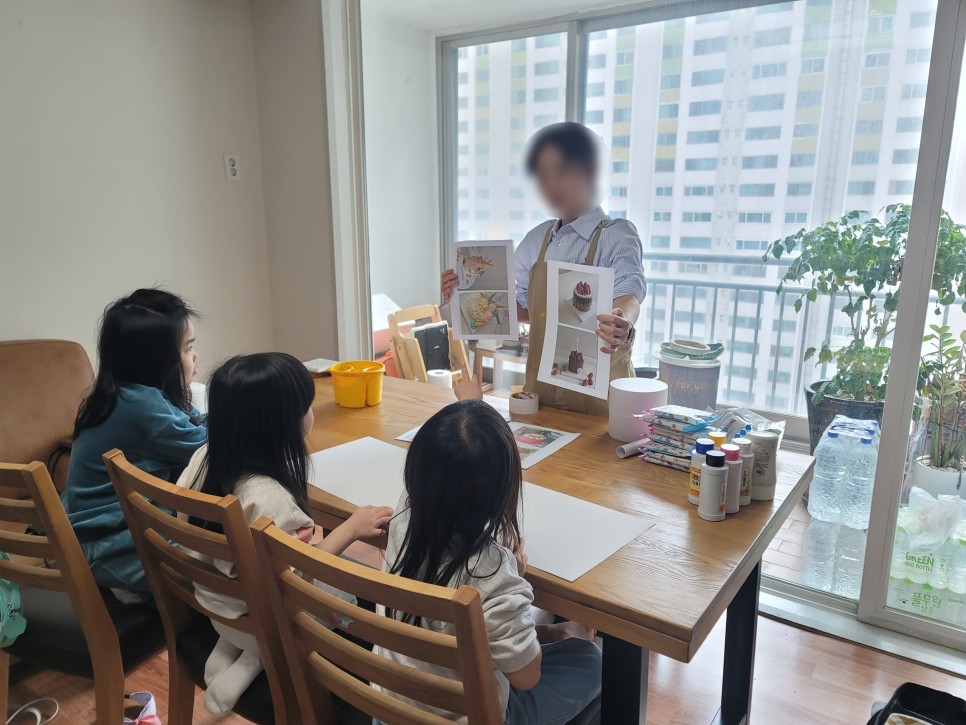 인천 계양구 방문미술 홍익아트 6세 초등학생 체험 수업
