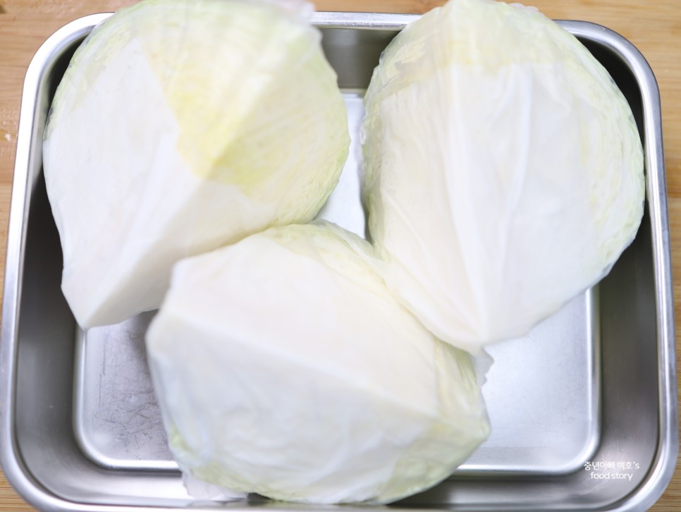 양배추 세척 씻는법 오래 보관법 칼로리 썰기 손질방법