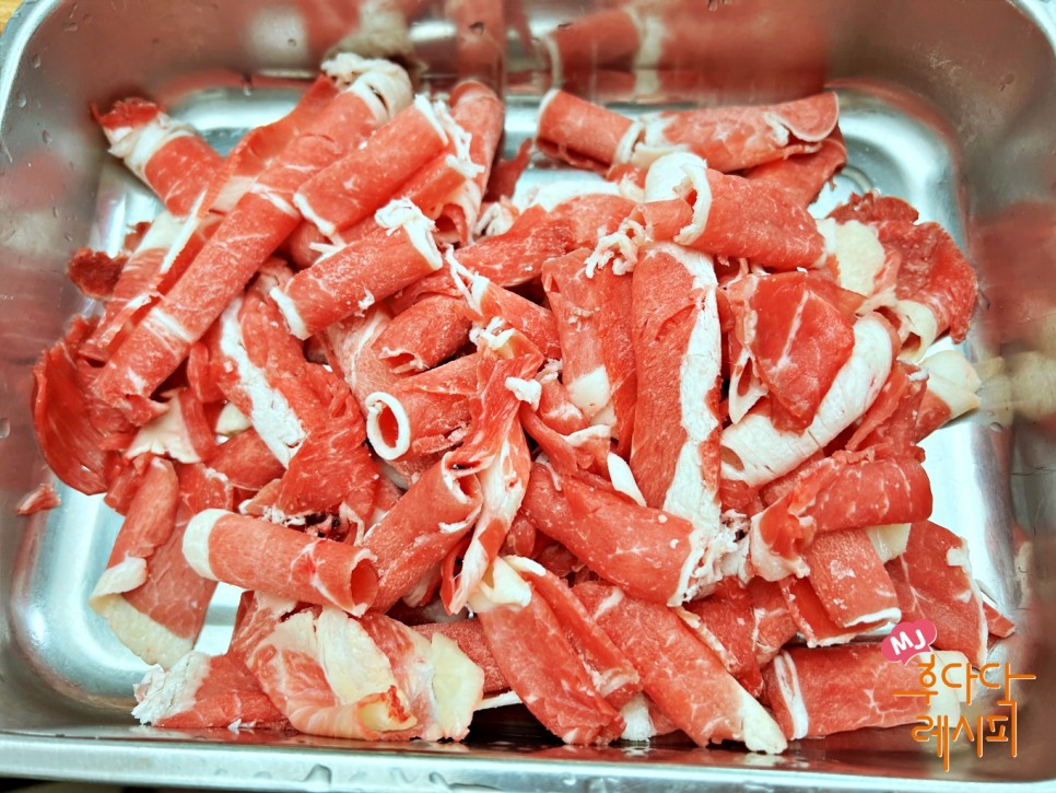 고기 해물 짬뽕 만들기 차돌짬뽕 레시피 오늘 저녁메뉴